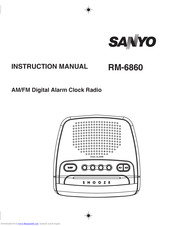 Sanyo RM-6860 Instruction Manual