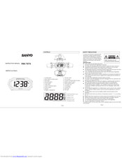 Sanyo RM-7970 Instruction Manual