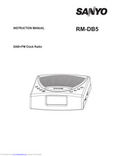 Sanyo RM-DB5 Instruction Manual