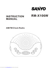 Sanyo RM-X106W Instruction Manual