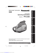 PANASONIC PV-L352 Operating Instructions Manual