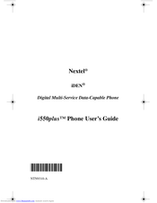 Nextel iDEN i550plus User Manual