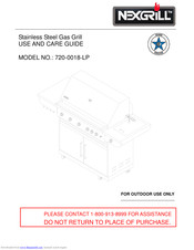 Nexgrill 720-0018-LP Use And Care Manual