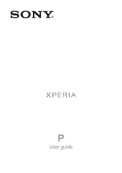 SONY Xperia P User Manual