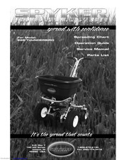 SPYKER 288 THUNDERBRID Operation Manual Service Manual Parts List
