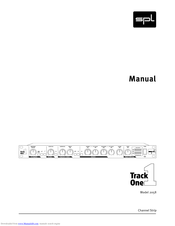 SPL Track One 2058 User Manual