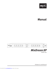 SPL MixDream XP 2591 User Manual