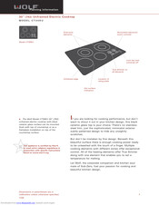 Wolf CT36U Planning Information