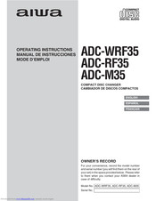 Aiwa ADC-WRF35 Operating Instructions Manual