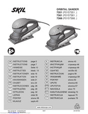 SKIL F0157361 Series Instructions Manual