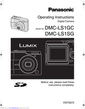 PANASONIC LUMIX DMC-LS1GC Operating Instructions Manual