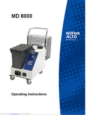 Nilfisk-ALTO MD 8000 Operating Instructions Manual