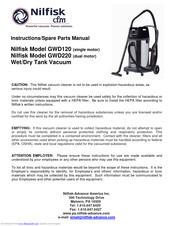 Nilfisk-Advance GWD120 Instructions/Spare Parts Manual