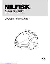 Nilfisk-Advance GM 55 TEMPEST Operating Instructions Manual