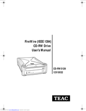 Teac CD-RW5120i User Manual