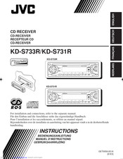 JVC KD-S733R Instructions Manual
