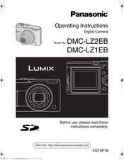 PANASONIC LUMIX DMC-LZ2EB Operating Instructions Manual