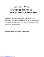 NODOR NMW25Ix Instruction Manual