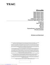 TEAC ShowMe User Manual