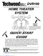 TECHWOOD DVR100 Quick Start Manual