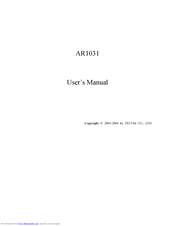TECOM AR1031 User Manual
