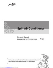 Air-Con Split Air Conditioner Owner's Manual