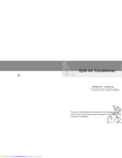 Alpicair Split Air Conditioner Owner's Manual