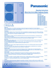 PANASONIC WH-MDC16C9E8-1 Operating Instructions Manual