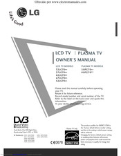 LG 50PG60 Series Manual