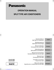 PANASONIC CS-35T1HPP Manual De Funcionamiento