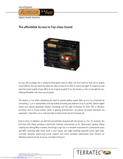 TERRATEC AUREON 5.1 FUN Product Information
