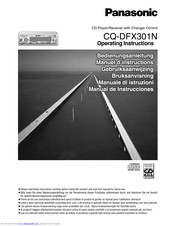 PANASONIC CQ-DFX301N Operating Instructions Manual
