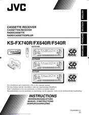 JVC KS-F540R Instructions Manual