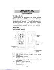 La Crosse Technology DCF-77 Instruction Manual