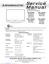 Mitsubishi Electric Wd 73736 Manuals Manualslib