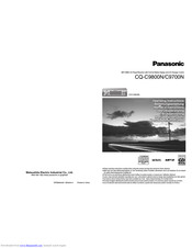 PANASONIC CQ-C9800N Operating Instructions Manual