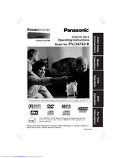 PANASONIC PV-D4742-K Operating Instructions Manual