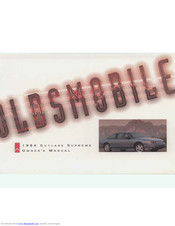 Oldsmobile Cutlass Supreme 1994 Owner's Manual