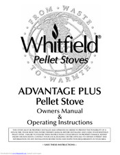 Whitfield ADVANTAGE PLUS Owner's Manual & Operating Instructions