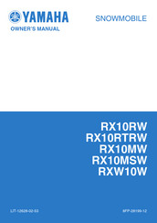 Yamaha RX10RW Owner's Manual