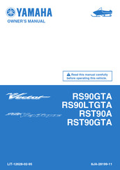 Yamaha RS Venture RST90A Owner's Manual