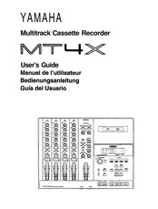 Yamaha MT4X User Manual
