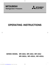 Mitsubishi Electric MR-420U Series Operating Instructions Manual