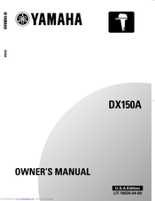 YAMAHA DX150A Owner's Manual