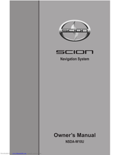 Scion NSDA-W10U Owner's Manual