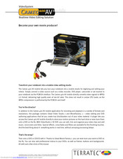 TERRATEC CAMEO 400AV MOBILE Technical  Details