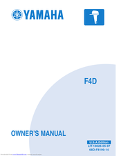 YAMAHA F4D Owner's Manual