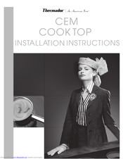 THERMADOR CEM COOKTOP Installation Instructions Manual