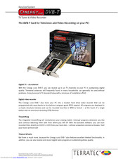 Terratec CINERGY 1200 DVB-T Technical  Details