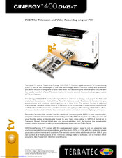 TERRATEC CINERGY 1400DVB-T Technical  Details